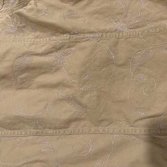 Tan Embroidered Jacket - Picture 5 of 6